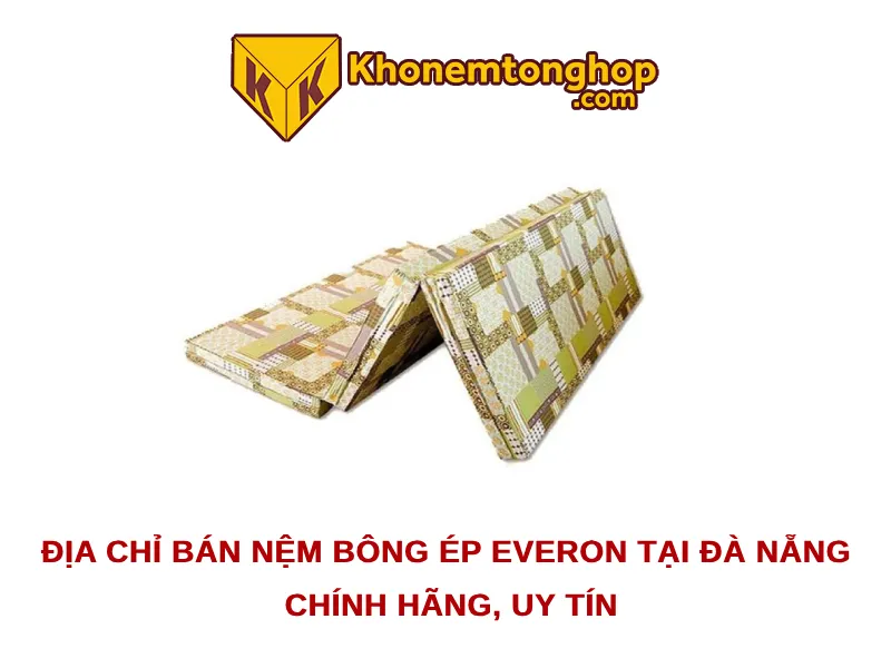 Địa Chỉ Bán Nệm Bông Ép Everon tại Đà Nẵng Chính hãng, Giá Tốt 1 Địa chỉ bán nệm bông ép Everon tại Đà Nẵng chính hãng, uy tín