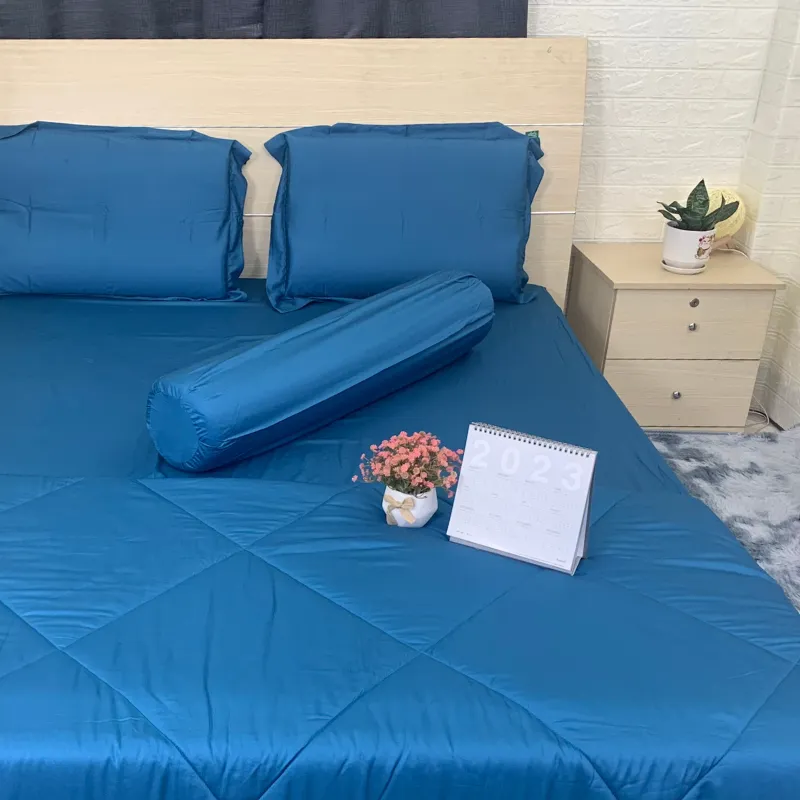 Drap Tencel Basic Annata - Xanh dương 3 Drap Tencel Basic Anita - Xanh dương