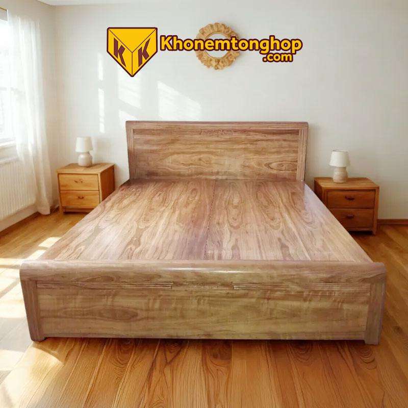 Giường gỗ Hương Xám bền đẹp và sang trọng