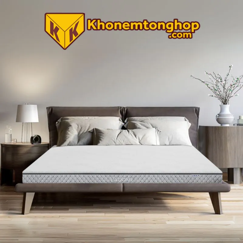 Nệm cao su thiên nhiên Liên Á La Dome Grey
