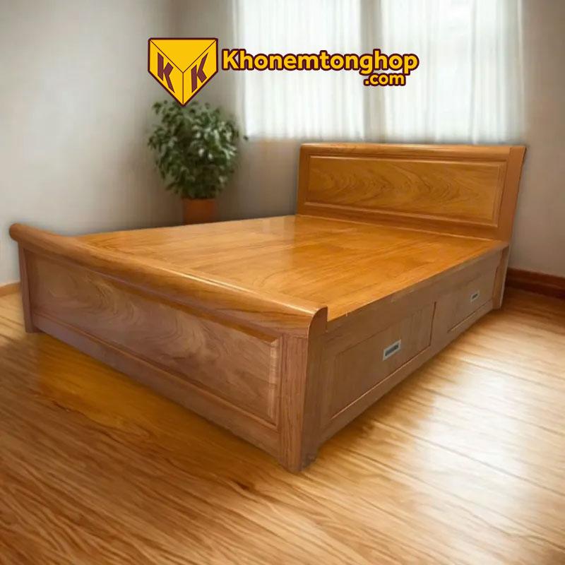 Giường Gỗ Gõ Đỏ Phủ Dạt Phản Ngăn Kéo 9 Ưu điểm của giường gỗ Gõ Đỏ phủ dạt phản ngăn kéo