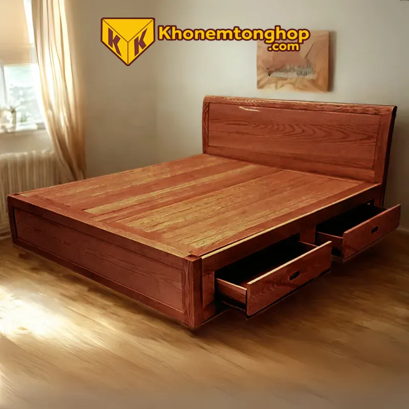 Giường Queen Size Là Gì? Kích Thước Giường Queen Size Bao Nhiêu? 4 Giường Queen size rộng rãi, chất lượng bền bỉ cho mọi không gian phòng ngủ