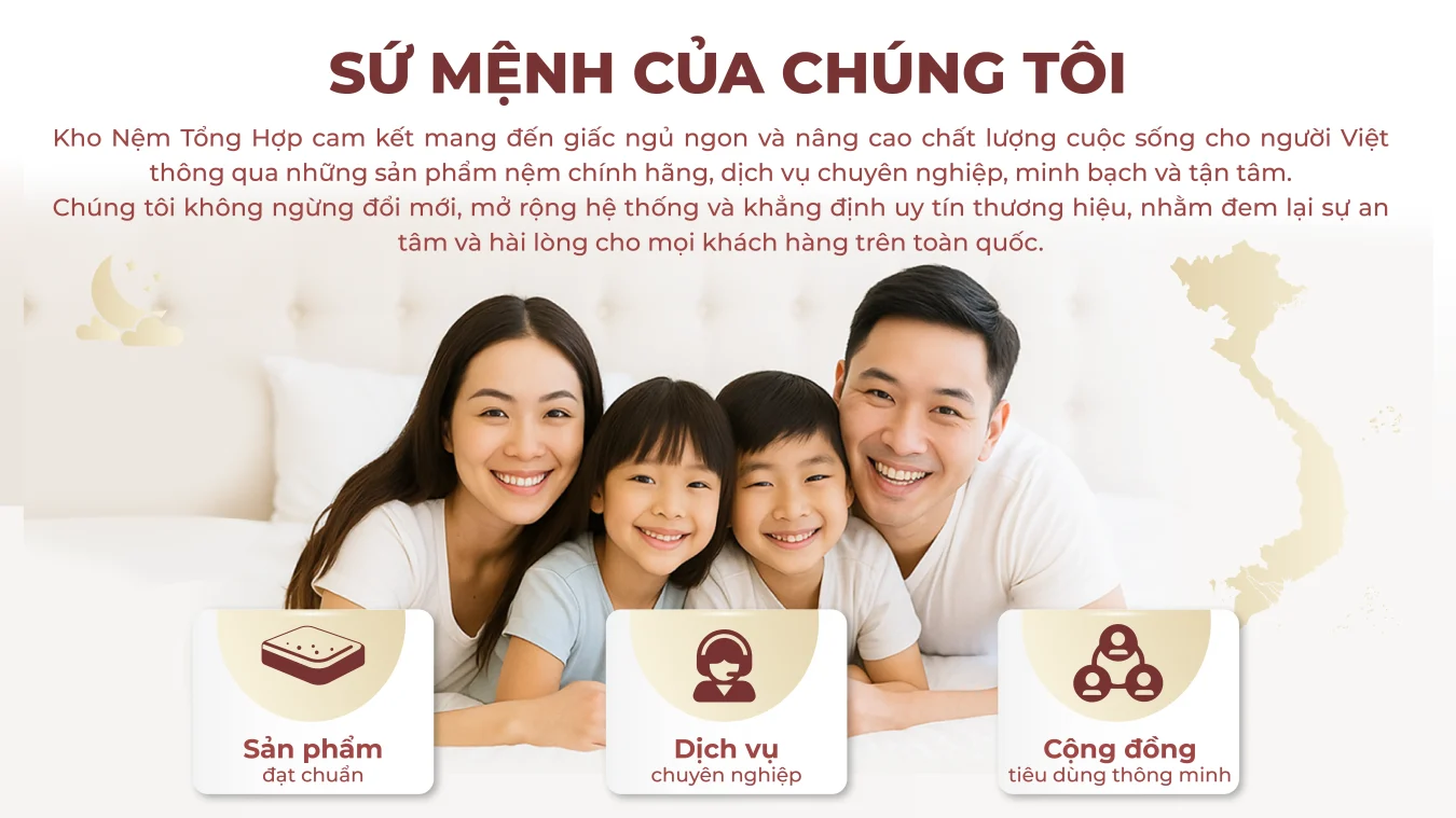 Sứ mệnh của Kho nệm tổng hợp