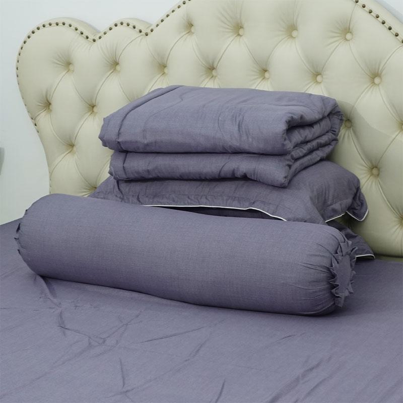 Combo Drap Mền Tencel Microfiber 5 món – Mã số TM25100 12 Combo Drap Mền Tencel Microfiber 5 món TM25100 thoáng khí và thấm hút mồ hôi tốt