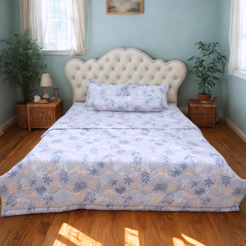 Combo Drap Mền Tencel Microfiber 5 món – Mã số TM2588 10 Combo Drap Mền Tencel Microfiber 5 món TM2588