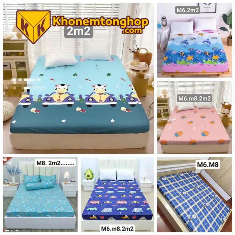 Top 15 Mẫu Ga Chống Thấm Cotton Được Yêu Thích Nhất Hiện Nay 7 Ga chống thấm cotton Hàn Quốc