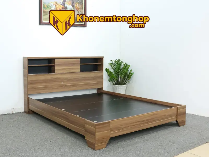 Giường ngủ cao cấp nhập khẩu gỗ công nghiệp