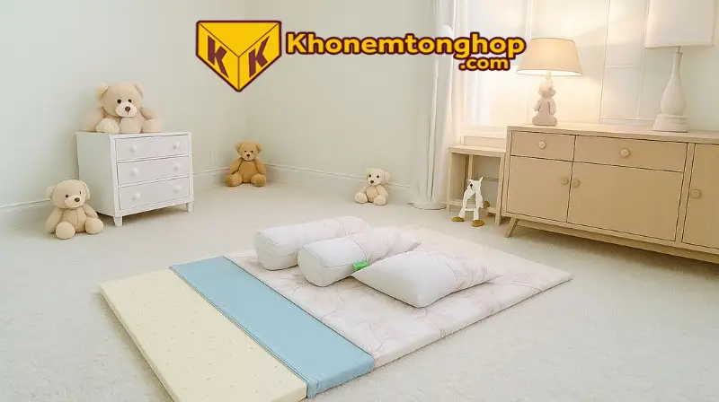 Trẻ Sơ Sinh Và Em Bé Có Nên Nằm Nệm Cao Su Thiên Nhiên? 4 Nên lựa chọn nệm cao su thiên nhiên có độ đàn hồi phù hợp với trẻ em