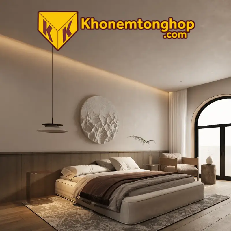 Phòng Ngủ Phong Cách Wabi-sabi: Tận Hưởng Vẻ Đẹp Tự Nhiên và Đơn Giản 7 Phòng ngủ phong cách Wabi-Sabi kiểu Nhật hiện đại