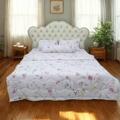 Bộ Drap Mền Tencel Microfiber 5 món mã TM2607 cao cấp mềm mại và thoáng mát