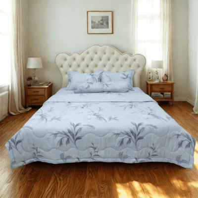 Drap Mền Tencel Microfiber 5 món mã TM2608 chất liệu cao cấp, mềm mại phù hợp nhiều phong cách phòng ngủ.