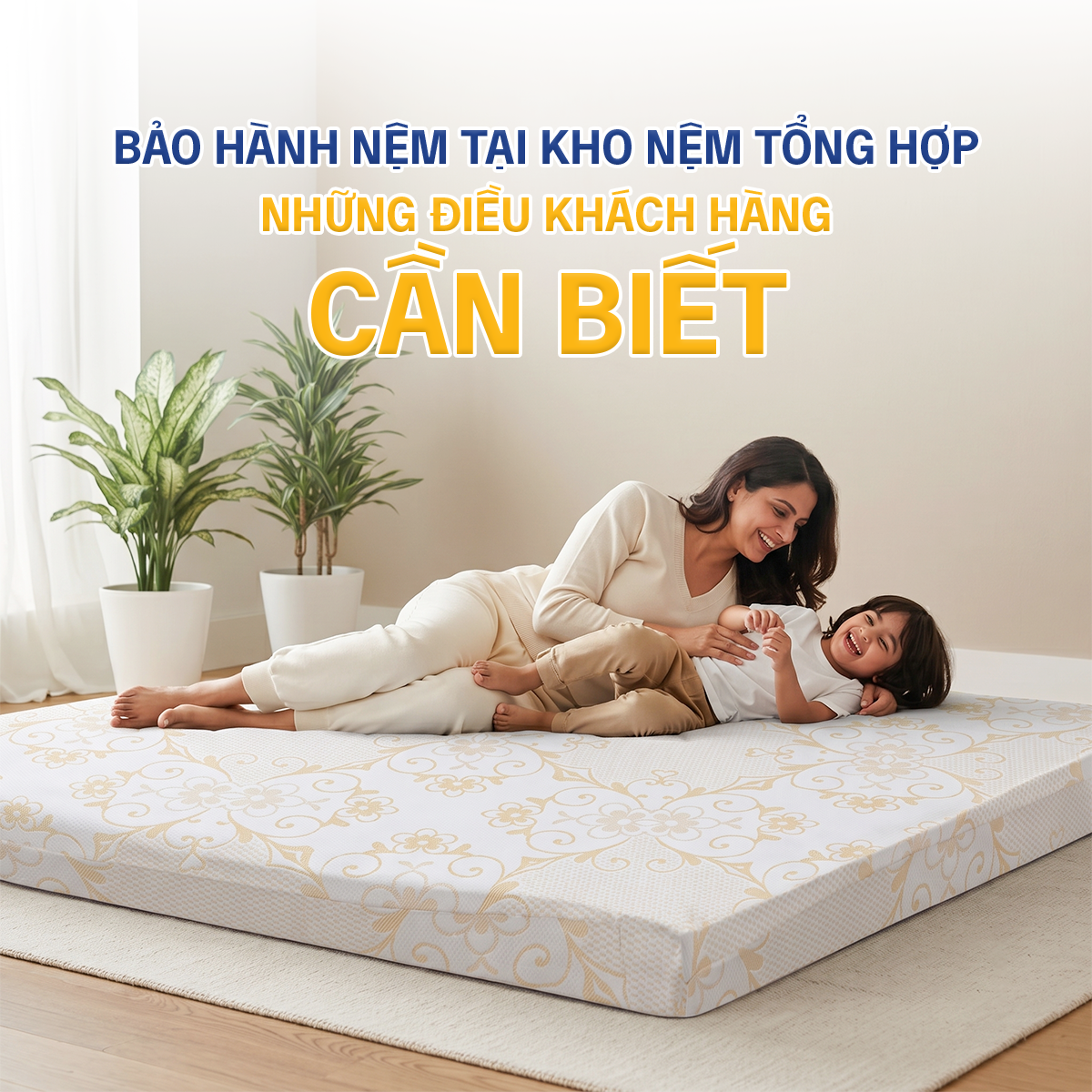 Bảo hành nệm tại Kho Nệm Tổng Hợp với chính sách rõ ràng theo từng sản phẩm và thương hiệu.