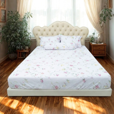 Drap Bộ Tencel Microfiber 4 món mã 72 mềm mại, mang lại cảm giác dễ chịu khi sử dụng hằng ngày.
