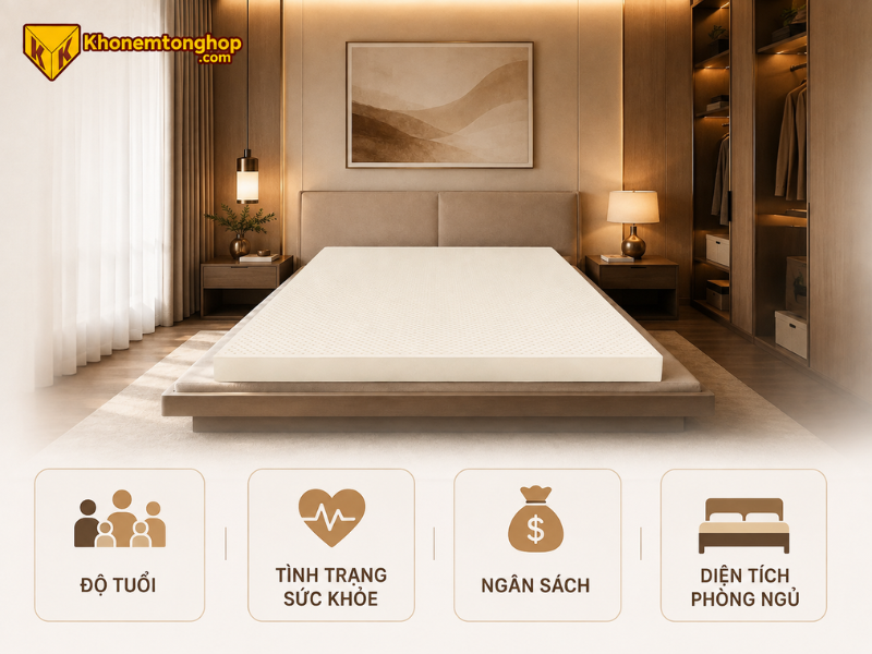 Kinh nghiệm chọn mua Nệm Vạn Thành