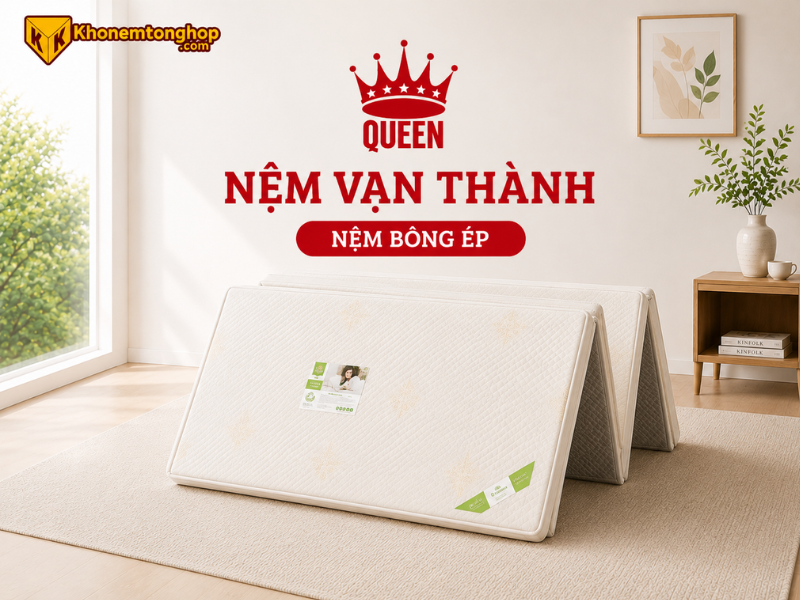 Nệm Bông Ép Vạn Thành