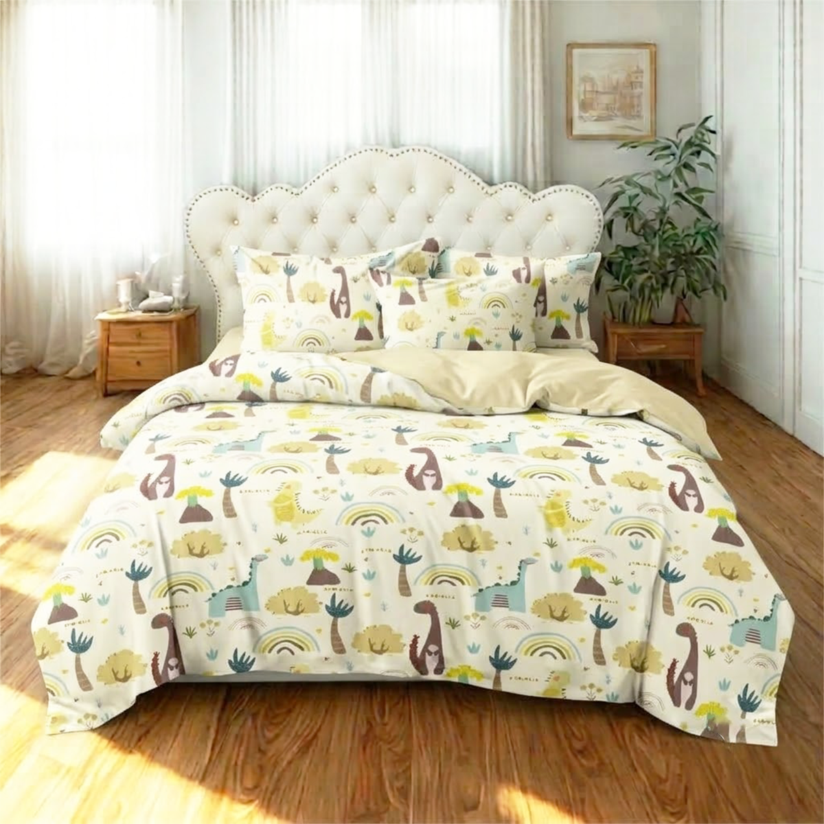 Combo Drap Mền Tencel Microfiber 5 món – Mã số TM2615 8 Drap Mền Tencel Microfiber 5 món Mã TM2615