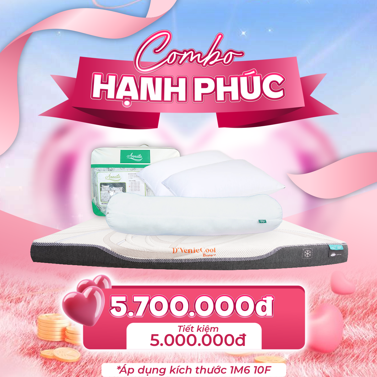 Khuyến Mãi Mùa Cưới 2026–2027: Sắm Combo Nệm Tiết Kiệm Đến 9 Triệu 3 Khuyến Mãi Mùa Cưới 2026–2027: Sắm Combo Nệm Tiết Kiệm Đến 9 Triệu 2