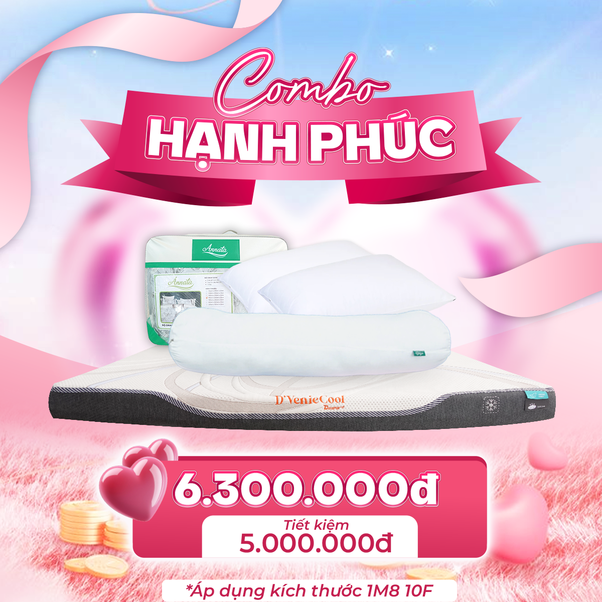 Khuyến Mãi Mùa Cưới 2026–2027: Sắm Combo Nệm Tiết Kiệm Đến 9 Triệu 5 Khuyến Mãi Mùa Cưới 2026–2027: Sắm Combo Nệm Tiết Kiệm Đến 9 Triệu 4