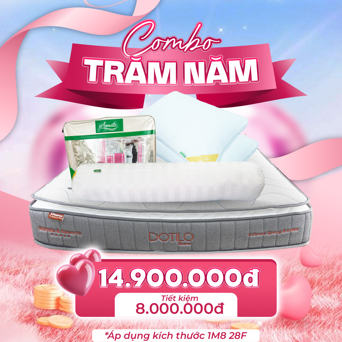 Khuyến Mãi Mùa Cưới 2026–2027: Sắm Combo Nệm Tiết Kiệm Đến 9 Triệu 13 Khuyến Mãi Mùa Cưới 2026–2027: Sắm Combo Nệm Tiết Kiệm Đến 9 Triệu 12