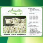 Combo Drap Mền Tencel Microfiber 5 món – Mã số TM2615 7 Combo Drap Mền Tencel Microfiber 5 món – Mã số TM2615 6