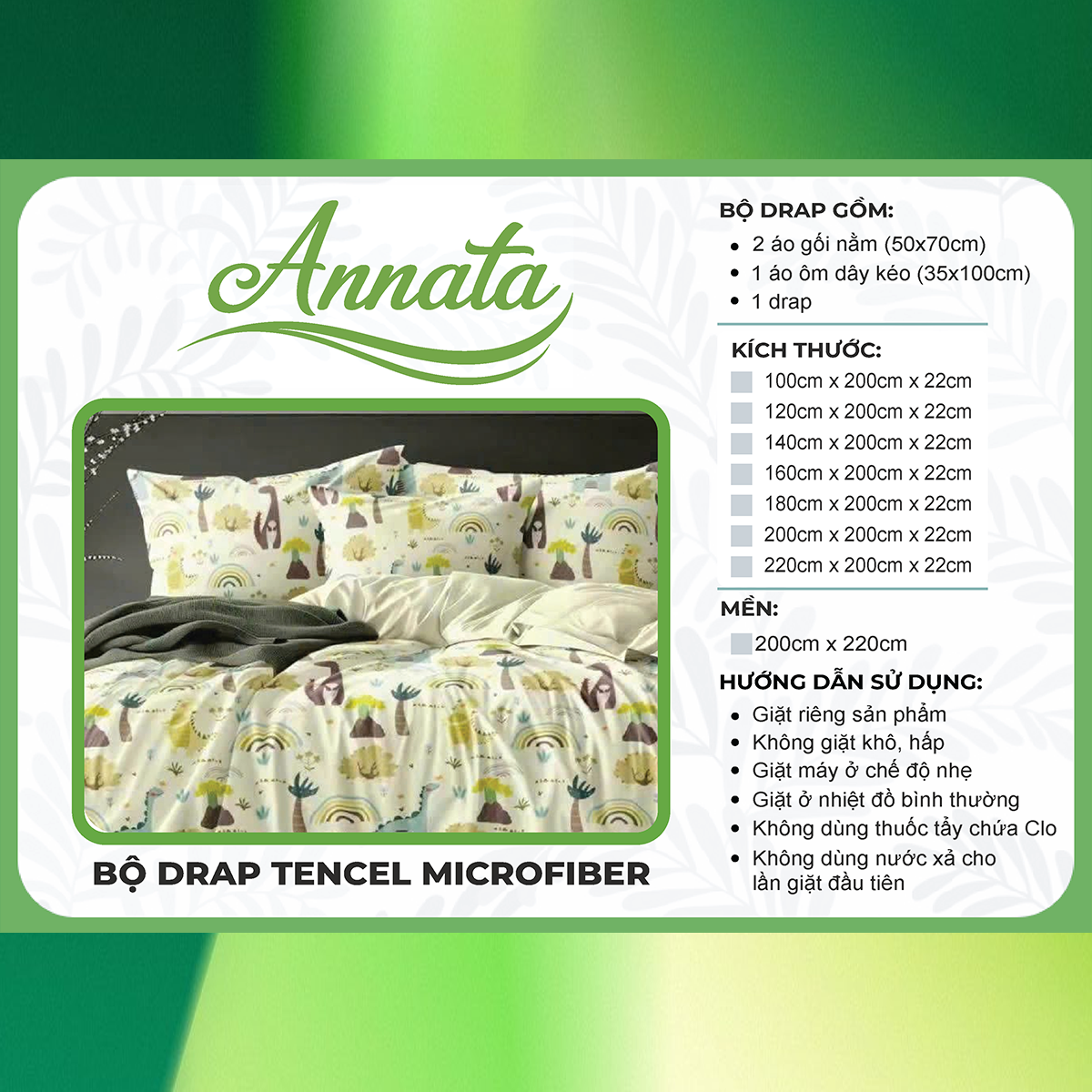 Combo Drap Mền Tencel Microfiber 5 món – Mã số TM2615 12 Combo Drap Mền Tencel Microfiber 5 món – Mã số TM2615 11